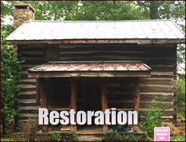Historic Log Cabin Restoration  Pemberton, Ohio